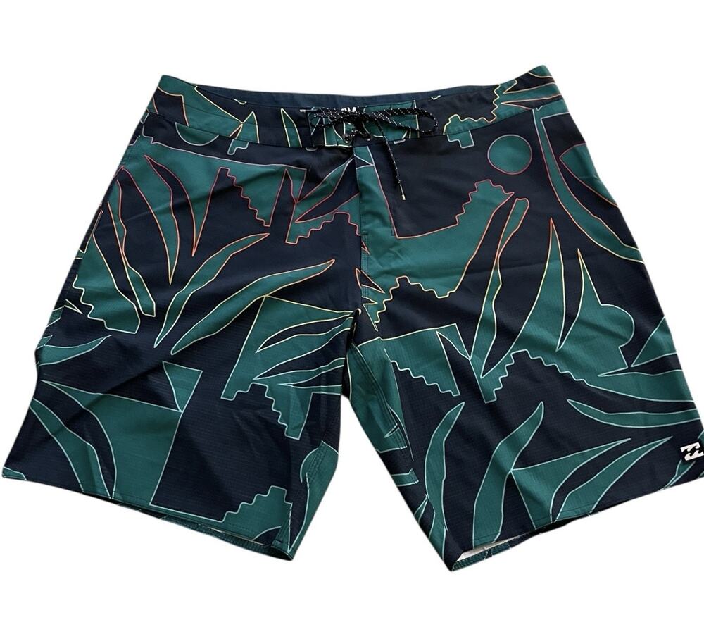 Billabong Recycler Sundays Airlite Board Shorts Mens 38 Blue Surfing Swim Trunks